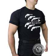 Camiseta Airsoft Hunting Tática Preta Tactical Dacs