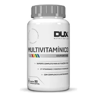 Multivitamínico - Pote 90 Cápsulas Dux Nutrition Sabor Sem Sabor Tamanho Natural