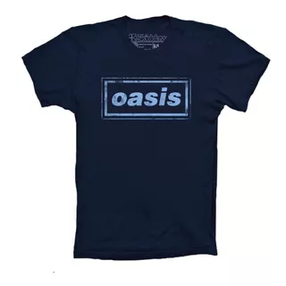 Oasis Playeras Distressed Logo Noel Liam Gallagher