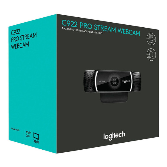 Camara Logitech C922 Pro Stream Fhd 1080p Black