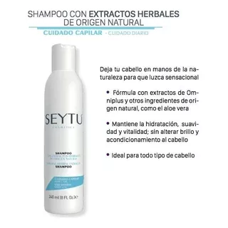 Shampoo Extractos Herbales Seytu