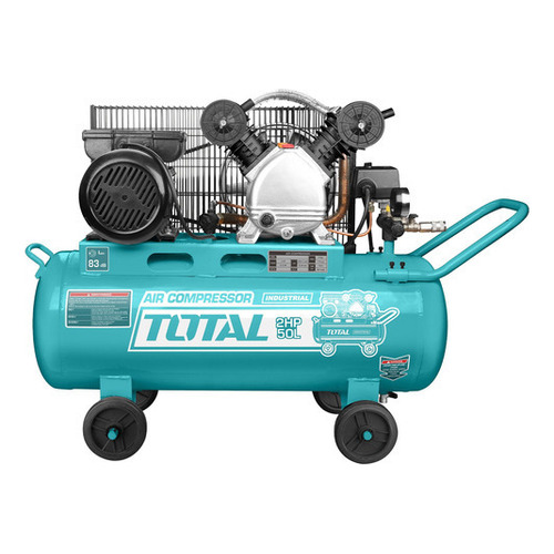Compresor De Aire Total Industrial, 50l, Motor Inducción 2hp Color Turquesa Frecuencia 50 Hz