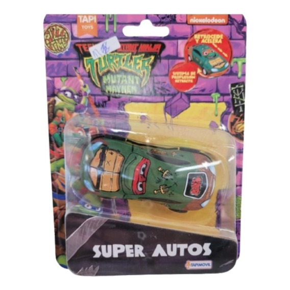 Super Autos Tortuga Ninja Pull Back Tapimovil