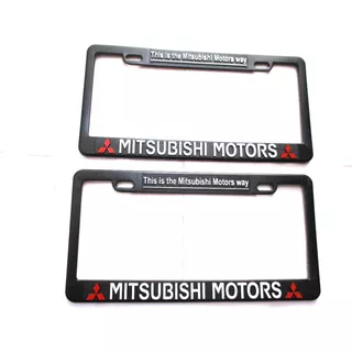 Portaplacas Mitsubishi Grandis Lancer Colt Asx 2 Pzas Rjo