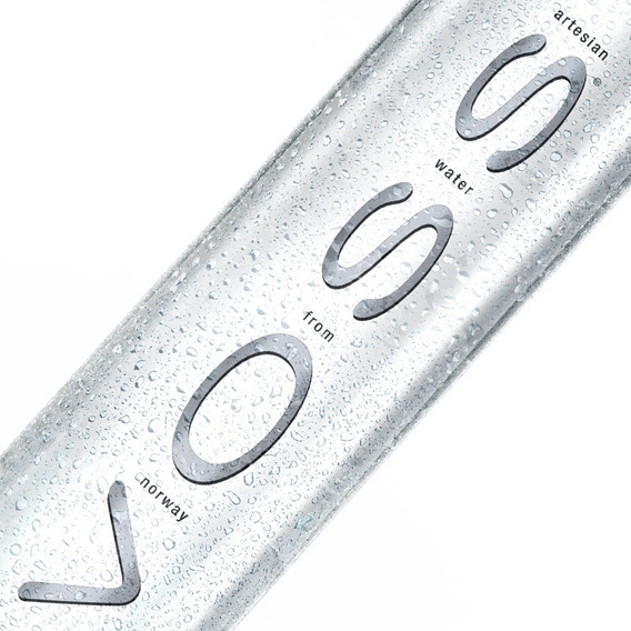 Agua Mineral Voss Premium Noruega Sparkling Con Gas 800ml