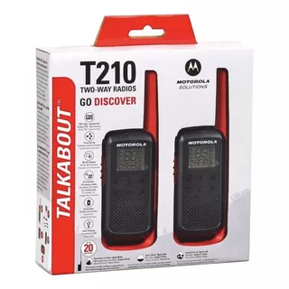 Par De Handys Motorola T210 32 Km Batería Cargador Incluido 
