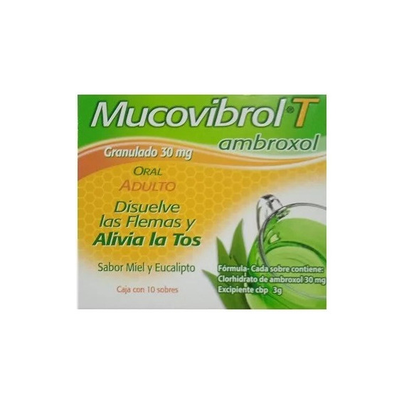 Mucovibrol T Adulto 10 Sobres 30mg