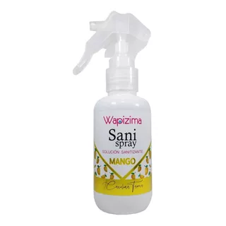 Sani Spray, Sanitizante Uñas 120ml Wapizima - Aroma A Elegir