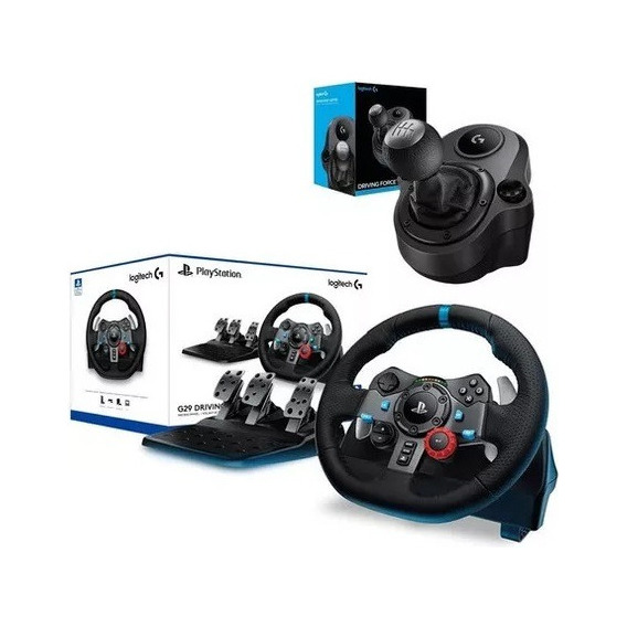 Volantes Y Pedales Logitech G29 + Caja De Cambio ( Shifter)