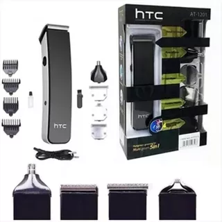 Maquina De Afeitar Patillera Perfiladora 5en1 Htc Recargable