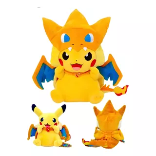 Peluche Pikachu Mega Charizard Y Nintendo Game Freak Pokemon
