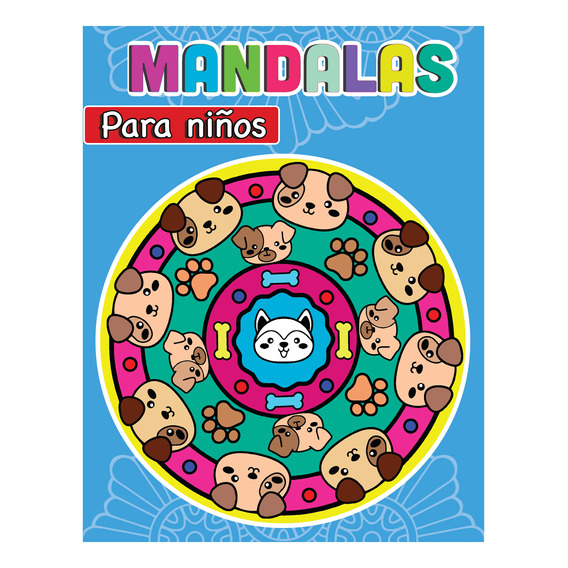 Libro Para Colorear Mandalas Infantiles 32 Páginas