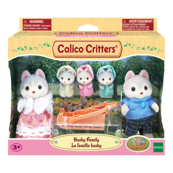 Calico Critters Husky Family Set Sylvanian Ternurines *