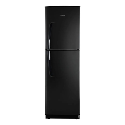 Heladera Patrick Diseño HPK136M00 black steel con freezer 300L 220V