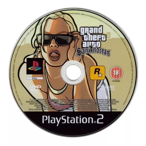 Grand Theft Auto: San Andreas PS2 Cover Art - Portugal : Rockstar