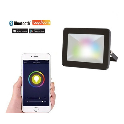 Reflector Led 20w Rgb Smart Bluetooth Exterior App Tuya