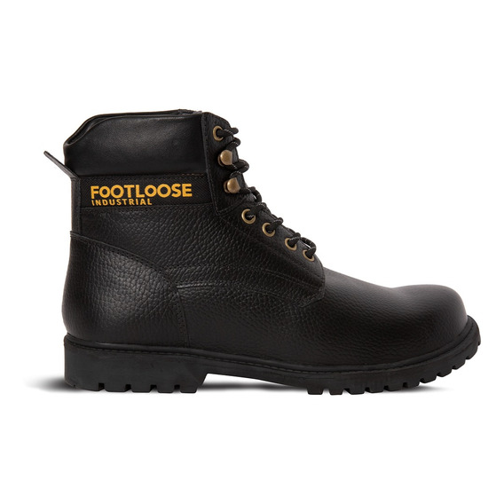 Botin Hombre Footloose Fbk-005 (38-43) Industrial Negro