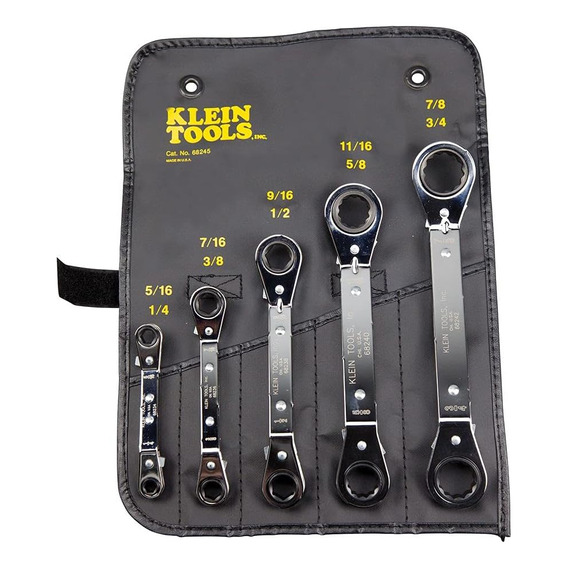 Klein Tools 68245 - Juego De Llaves Reversibles, 5 Piezas