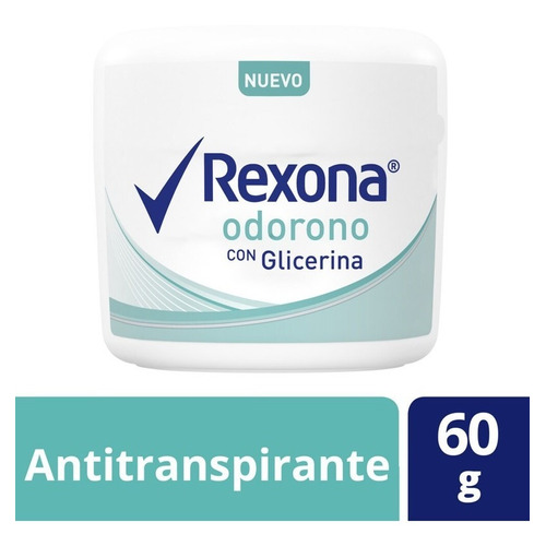 Antitranspirante En Crema Rexona Odorono Con Glicerina 60 G Fragancia Original