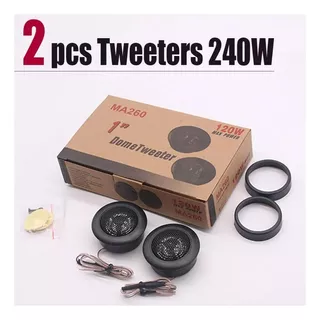 2pz Bocinas Tweeters Carbon Audio 240w Universal Para Carros