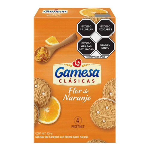 Galletas Gamesa Flor De Naranjo 600g