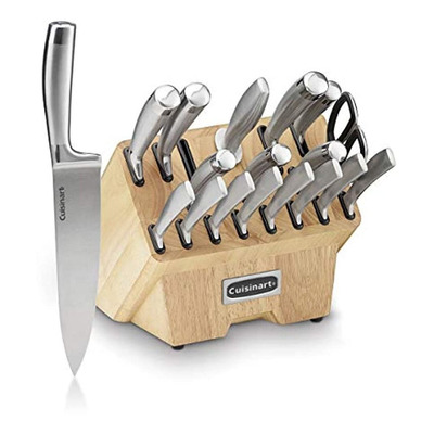 Cuisinart Normandía 19 pieza Bloque Set De Cubiertos