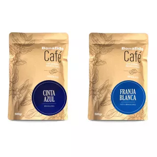 Combo Cafe Bonafide Franja Blanca 1/2kg + Cinta Azul 1/2kg