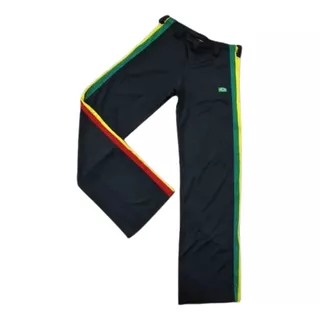 Calça De Capoeira Abada Jamaica Reggae Helanca Poliamida 