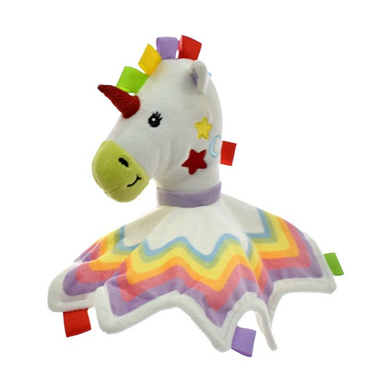 Manta De Apego Peluche Unicornio  Texturas Bebe 