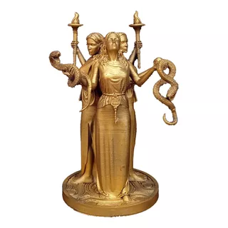 Figura De La Diosa Hecate / Hecate Trivia 30cm