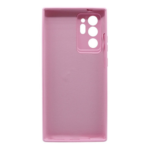 Carcasa Silicona Compatible Para Samsung Note 20 Ultra Color Rosada