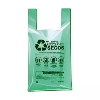 Sacolas Plástica Biodegradáveis 30x40 C/ 1.000 E 38x50 1.000