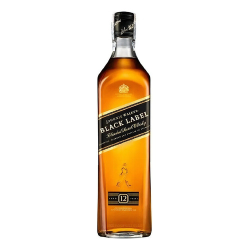 Whisky Johnnie Walker Black Label Sello Negro Botella 700ml