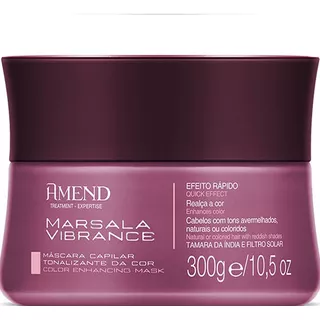 Máscara Matizadora Marsala Vibrance - Amend 300g