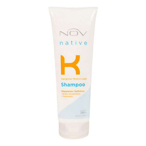 Shampoo Nov Native Keratina Hidrolizada Reparacion X 240 Ml