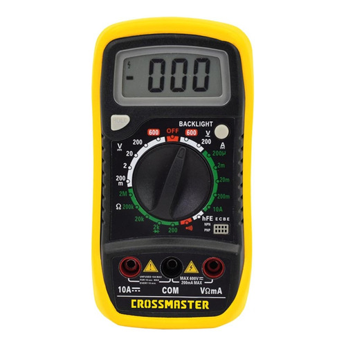 Multimetro Digital Tester Crossmaster 600 V Profesional