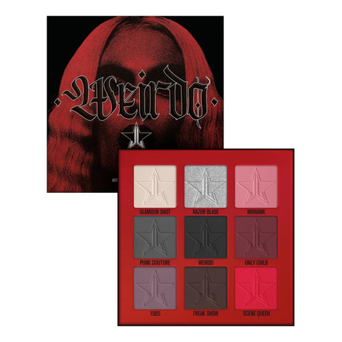 Paleta De Sombras Weirdo - Jeffree Star Cosmetics Color De La Sombra Obscuros