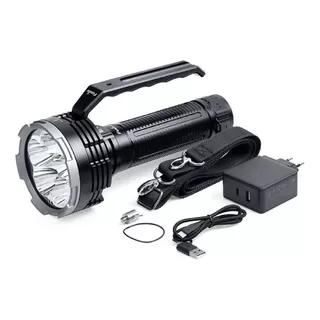 Linterna Led Fenix Lr80r 18000 L Recargable Sumergible Color De La Linterna Negro Color De La Luz Blanco