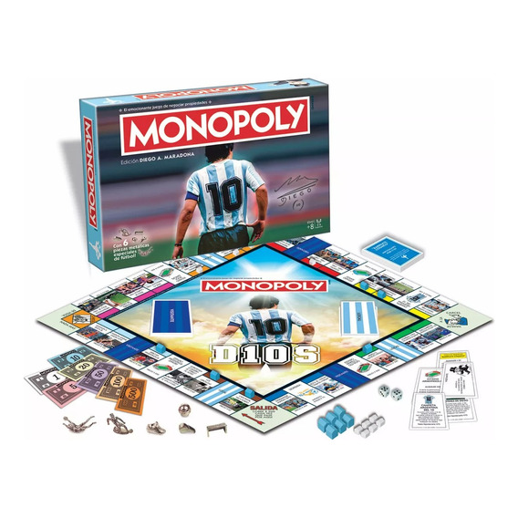 Juego De Mesa Monopoly Maradona 24001 Toyco
