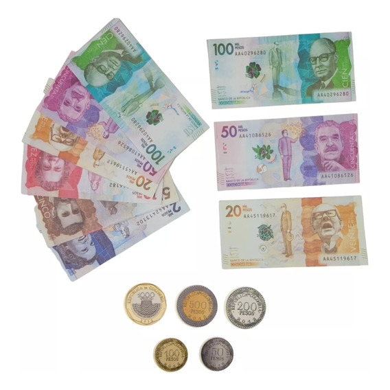 Billete Didactico 300 Unidades Con Moneda