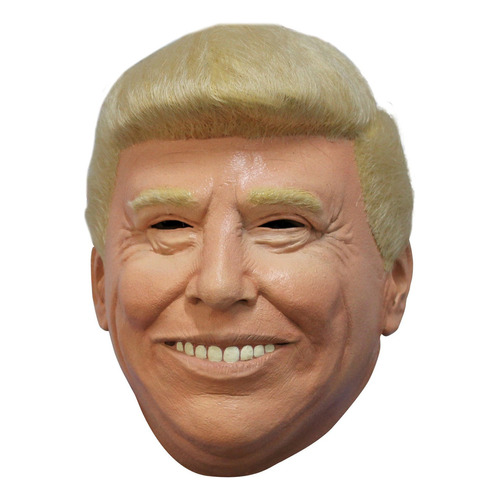 Máscara Para Halloween Trump Official Látex Color Beige