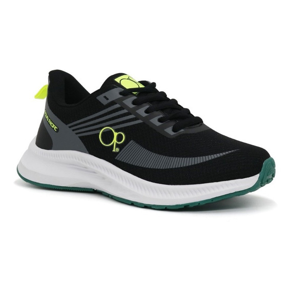 Zapatilla Juvenil Quiles-j22 Black/grey/lime..