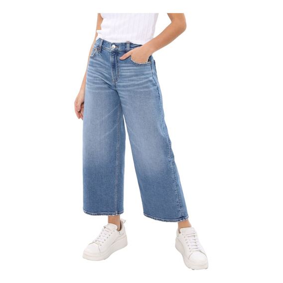 Pantalón Jean 90s Wide Leg Crop Mw American Eagle Mujer