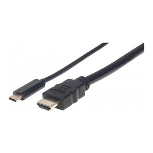 Cable Usb Manhattan Tipo C M-hdmi M 1.0m V3.1 4k 152235 / /v Color Negro