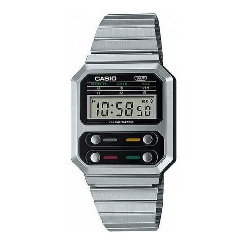 Reloj Casio Vintage A-100we-1a Agente Oficial Casiocentro