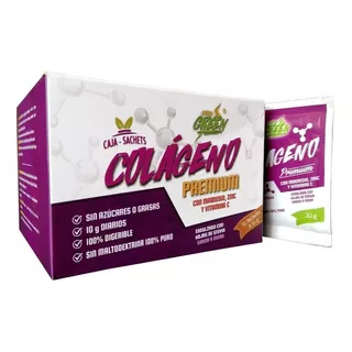 Colágeno Hidrolizado Premium Con Magnesio, Zinc, Vitamina C 