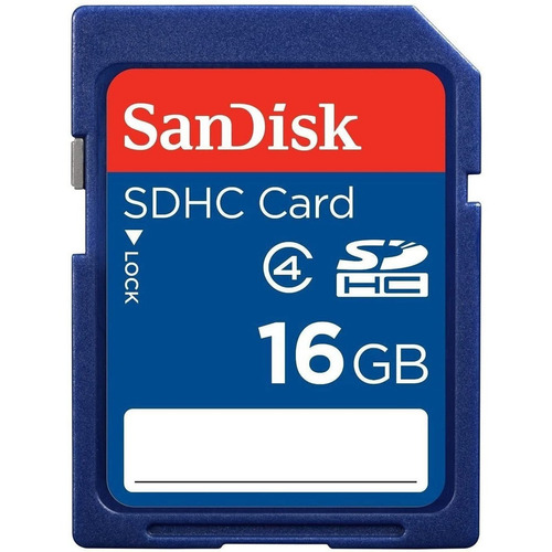 Memoria Sdhc  16gb Sandisck Para Video Hd