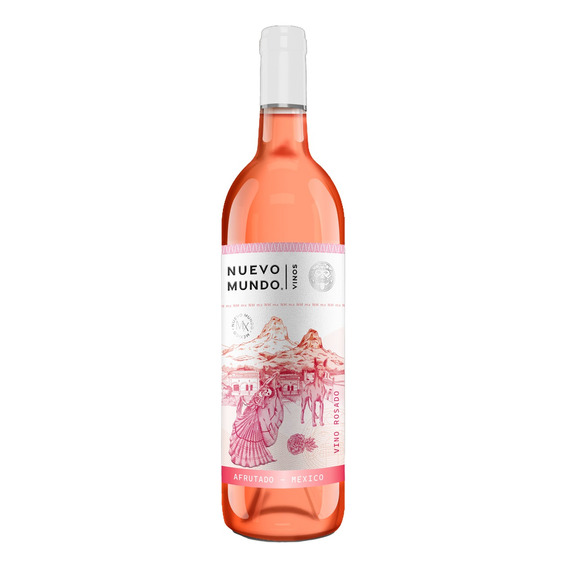 Vino Rosado Afrutado Y Dulce Nuevo Mundo Blend 750ml