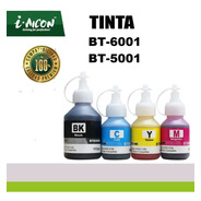 Kit 4 Tinta Generica Compatible Con Brother Bt6001 Bt5001