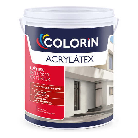 Colorín Acrylatex Interior/Exterior blanco mate 20l